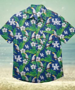 Kentucky Wildcats Floral Hawaiian Shirt