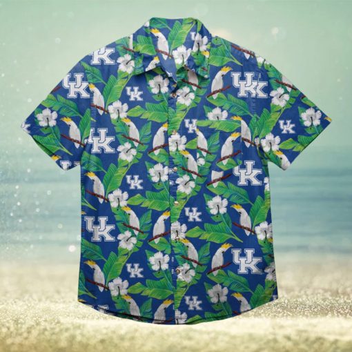 Kentucky Wildcats Floral Hawaiian Shirt