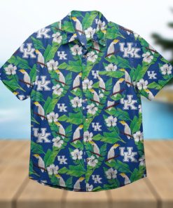 Kentucky Wildcats Floral Hawaiian Shirt