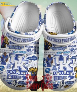 Kentucky Wildcats Football Crocs Shoes