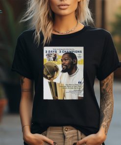 Kevin Durant Golden State Warriors NBA Sports Illustrated Cover Tee Shirt