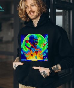 Kevin Garnett KG he’s on fire Psychedelic meme Minnesota Timberwolves shirt