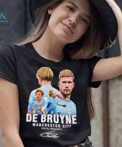 Kevin de Bruyne Manchester City 2015 present signature shirt