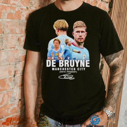 Kevin de Bruyne Manchester City 2015 present signature shirt