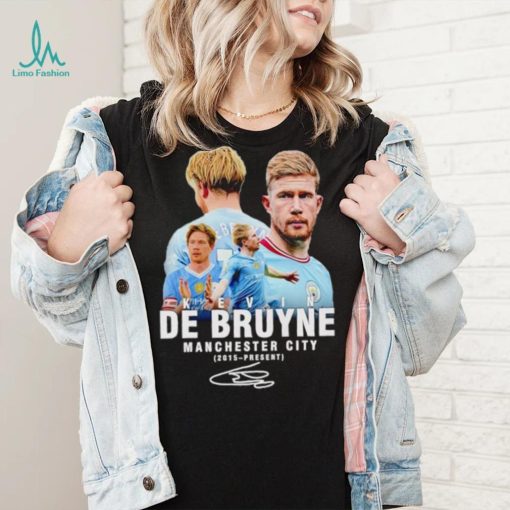 Kevin de Bruyne Manchester City 2015 present signature shirt