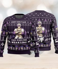 Know Your Place You Foolish Weakling Magi The Labyrinth of Magic Ugly Christmas Sweater