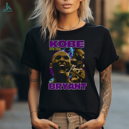 Kobe Bryant Best 24 Ever Retro Black Double Sided T Shirt