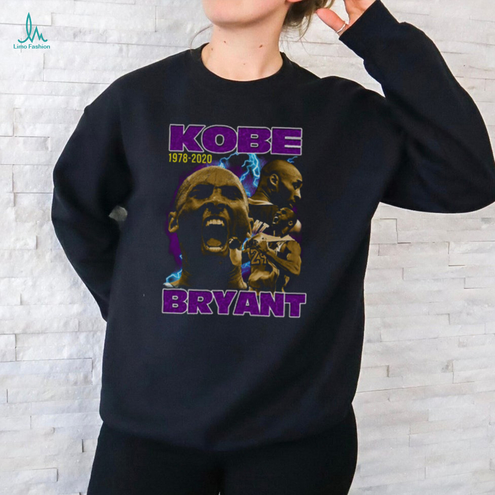 Kobe Bryant Best 24 Ever Retro Black Double Sided T Shirt Kobe Bryant Best 24 Ever Retro Black Double Sided T Shirt
