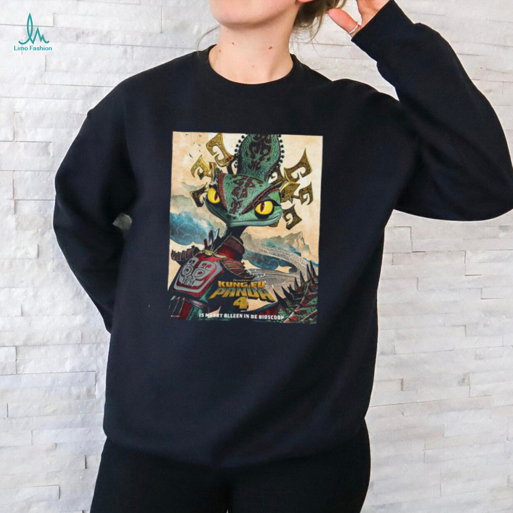Kung Fu Panda 4 The Chameleon New Character Poster T Shirt Kung Fu Panda 4 The Chameleon New Character Poster T Shirt