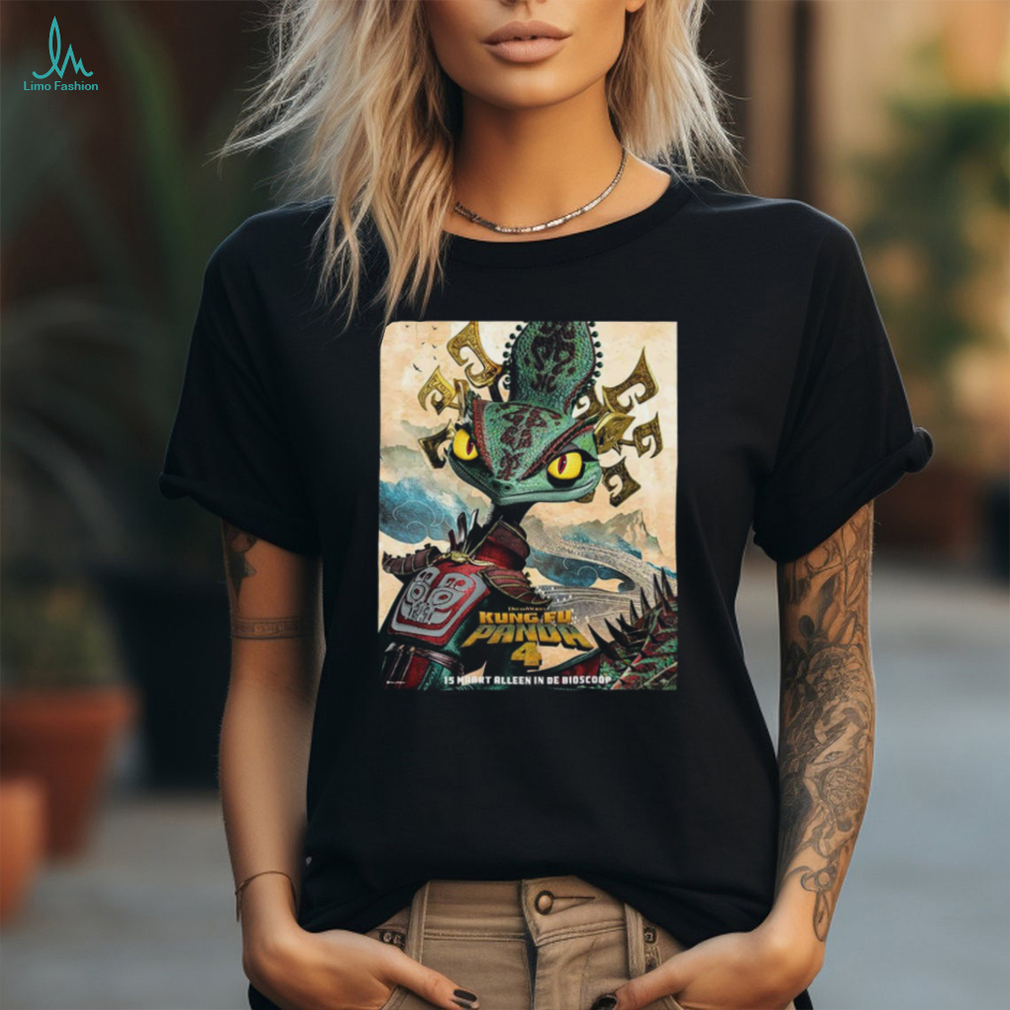 Kung Fu Panda 4 The Chameleon New Character Poster T Shirt Kung Fu Panda 4 The Chameleon New Character Poster T Shirt