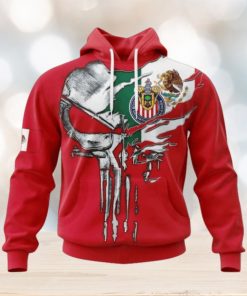 LIGA MX Chivas Guadalajara Special Skull Design Concept Kits Hoodie