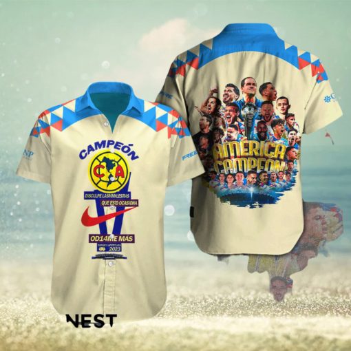 LIGA MX Club America Campeon 2023 Short Sleeve Shirt