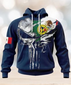 LIGA MX Club America Special Skull Design Concept Kits Hoodie