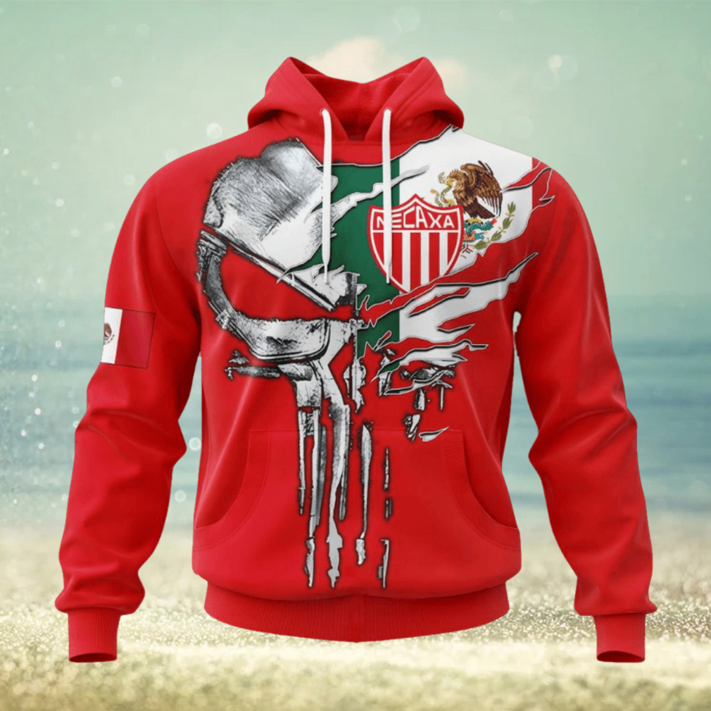 LIGA MX Club Necaxa Special Skull Design Concept Kits Hoodie LIGA MX Club Necaxa Special Skull Design Concept Kits Hoodie