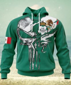 LIGA MX Club Santos Laguna Special Skull Design Concept Kits Hoodie
