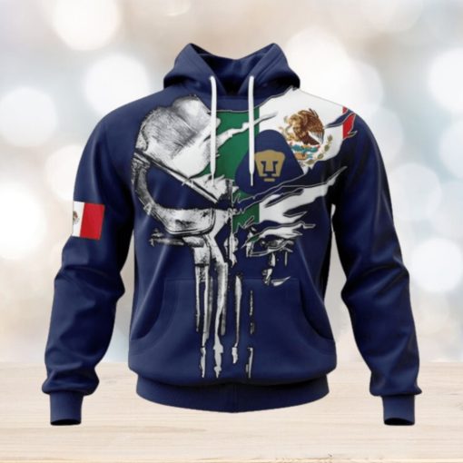 LIGA MX Pumas UNAM Special Skull Design Concept Kits Hoodie