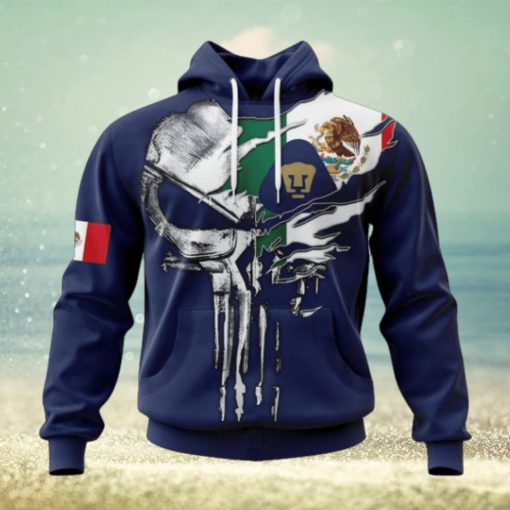 LIGA MX Pumas UNAM Special Skull Design Concept Kits Hoodie