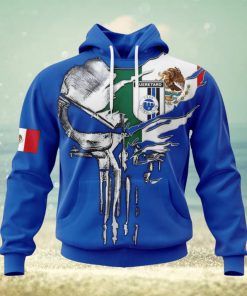 LIGA MX Queretaro F.C Special Skull Design Concept Kits Hoodie