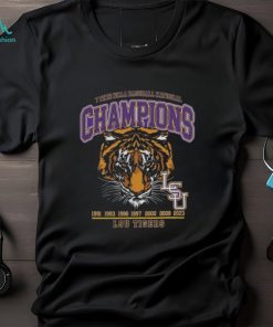 LSU Baseball 2023 CWS Champs Tiger T Shirt