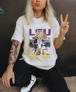 LSU Geaux Tigers flau’jae Johnson Jayden Daniel and Dylan Crews Signatures Shirt