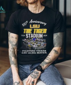 LSU Tigers 100th Anniversary 1924 2024 The Tiger Stadium Fighting Tigers LSU Alma Mater Shirt