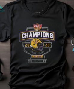LSU Tigers 2023 Cheez It Citrus Bowl Champions Score Shirt