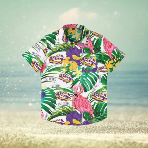 LSU Tigers Flamingo Hawaiian Shirt