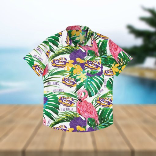 LSU Tigers Flamingo Hawaiian Shirt