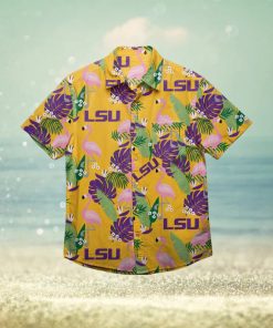 LSU Tigers Floral Hawaiian Shirt