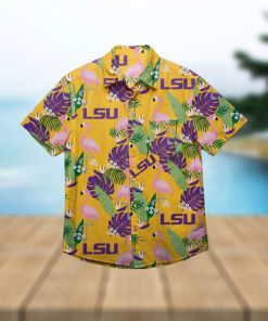 LSU Tigers Floral Hawaiian Shirt