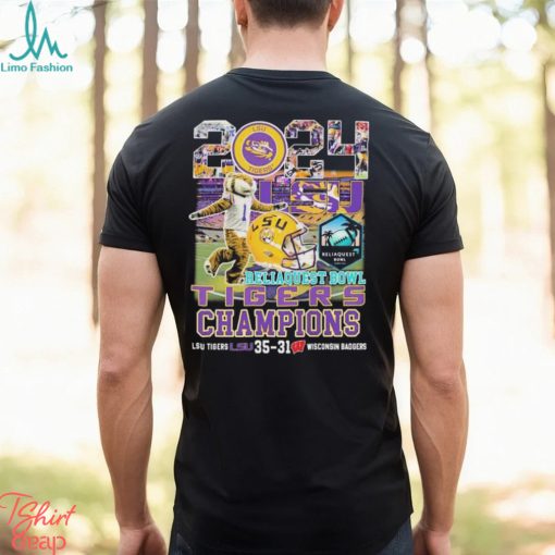 LSU Tigers Mascot 2024 Reliaquest Bowl Champions Shirt