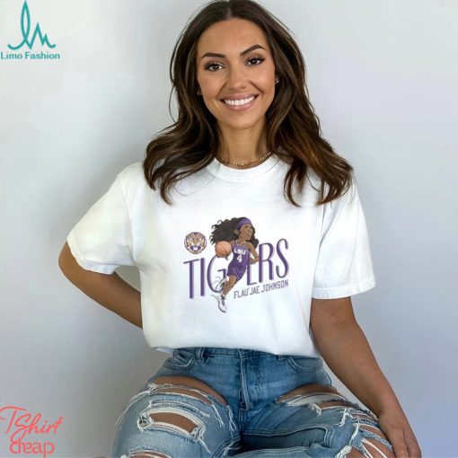 LSU WBB Flau’jae Johnson Caricature Shirt