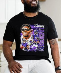 Lamar Jackson 8 Baltimore Ravens signature shirt