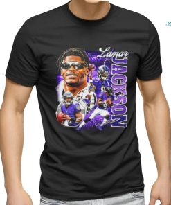 Lamar Jackson 8 Baltimore Ravens signature shirt