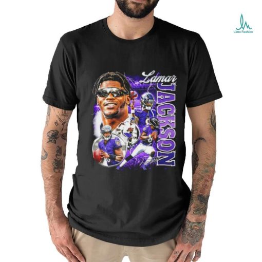 Lamar Jackson 8 Baltimore Ravens signature shirt