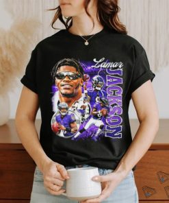 Lamar Jackson 8 Baltimore Ravens signature shirt