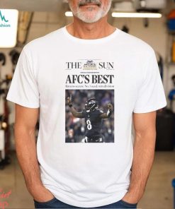 Lamar Jackson Afc’s Best Ravens Secure No1 Shirt