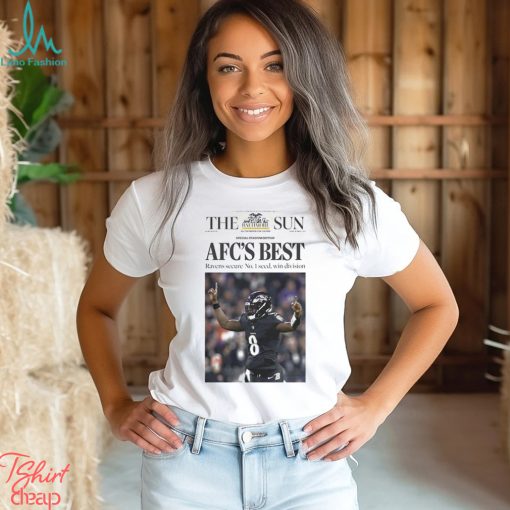 Lamar Jackson Afc’s Best Ravens Secure No1 Shirt