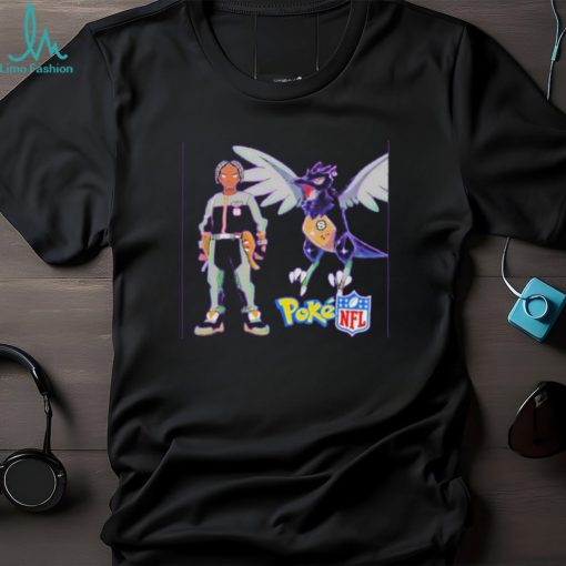 Lamar Jackson Baltimore Ravens Corviknight Shirt