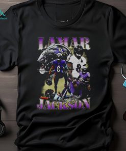 Lamar Jackson Baltimore Ravens Football Signature Vintage 2024 Shirt