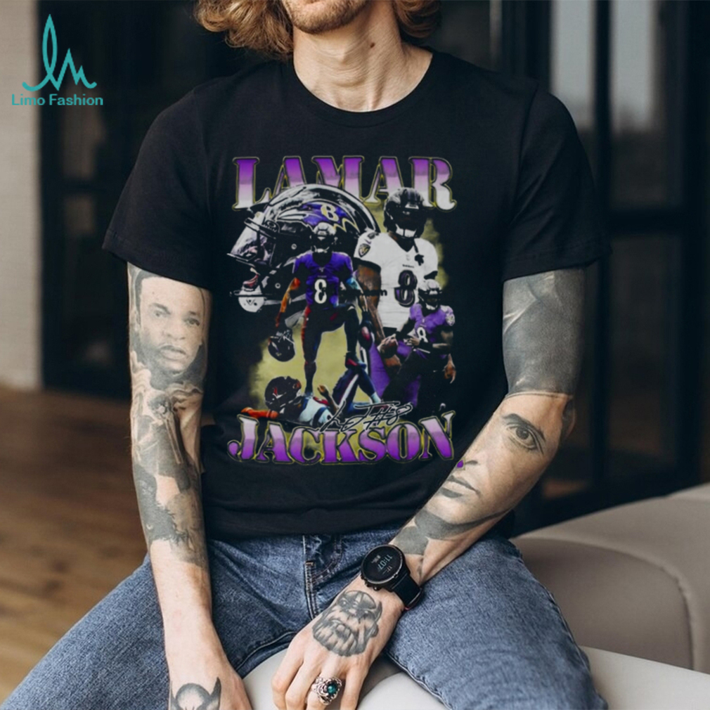Lamar Jackson Baltimore Ravens Football Signature Vintage 2024 Shirt Lamar Jackson Baltimore Ravens Football Signature Vintage 2024 Shirt