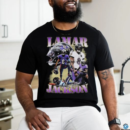 Lamar Jackson Baltimore Ravens Football Signature Vintage 2024 shirt