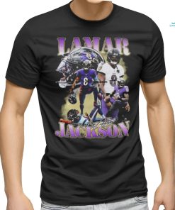Lamar Jackson Baltimore Ravens Football Signature Vintage 2024 shirt