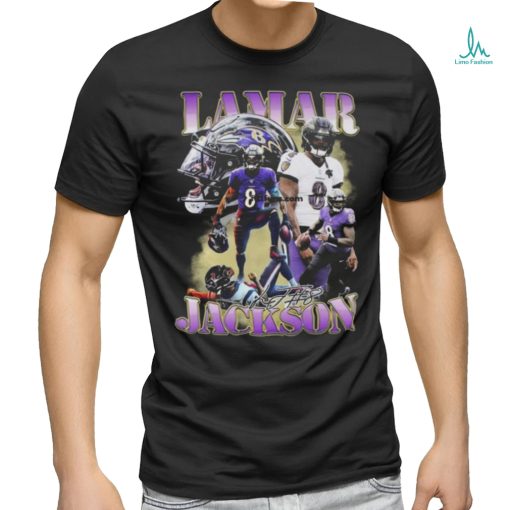 Lamar Jackson Baltimore Ravens Football Signature Vintage 2024 shirt