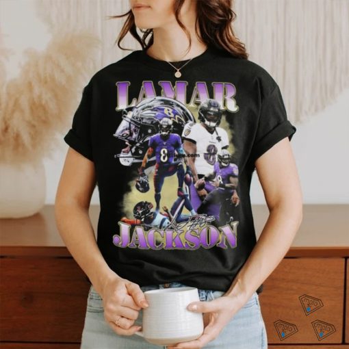 Lamar Jackson Baltimore Ravens Football Signature Vintage 2024 shirt