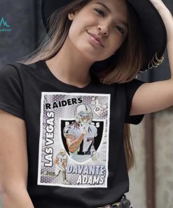 Las Vegas Raiders Davante Adams card shirt
