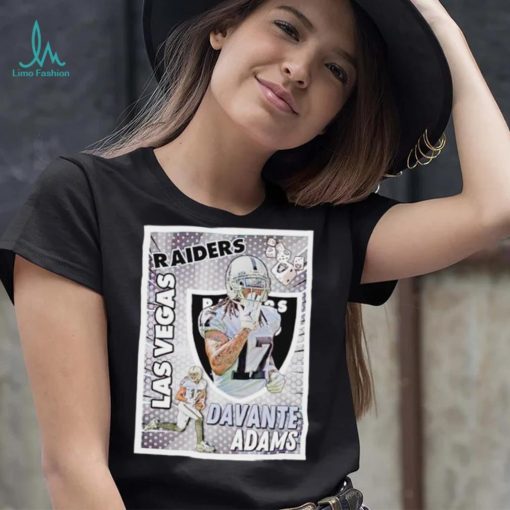Las Vegas Raiders Davante Adams card shirt