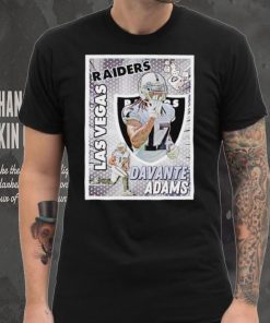 Las Vegas Raiders Davante Adams card shirt