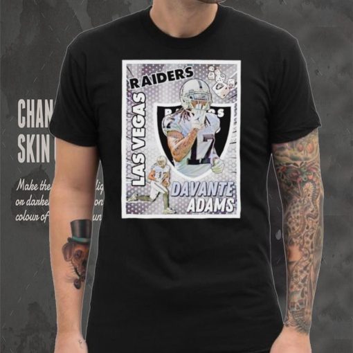 Las Vegas Raiders Davante Adams card shirt