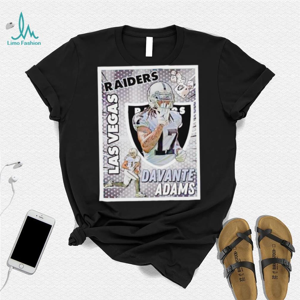 Las Vegas Raiders Davante Adams card shirt Las Vegas Raiders Davante Adams card shirt